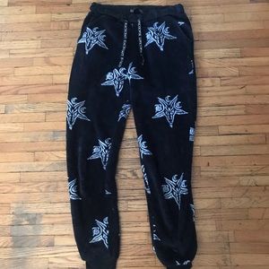 Black Craft Cult baphomet joggers